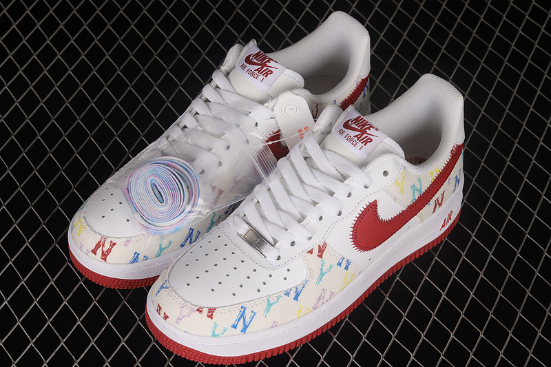 Nike Air Force 1 '07 Low Mlb White/Red/Multi-Color 29