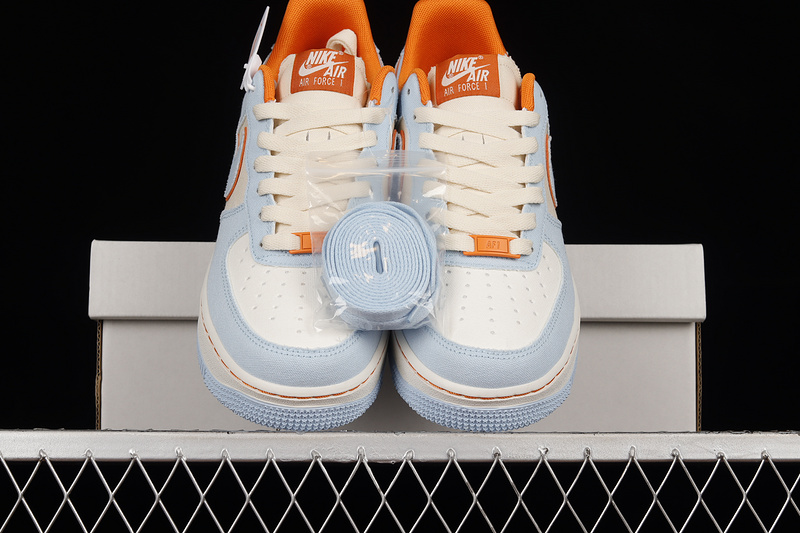 Air Force 1 Low Blue/Orange/White 5