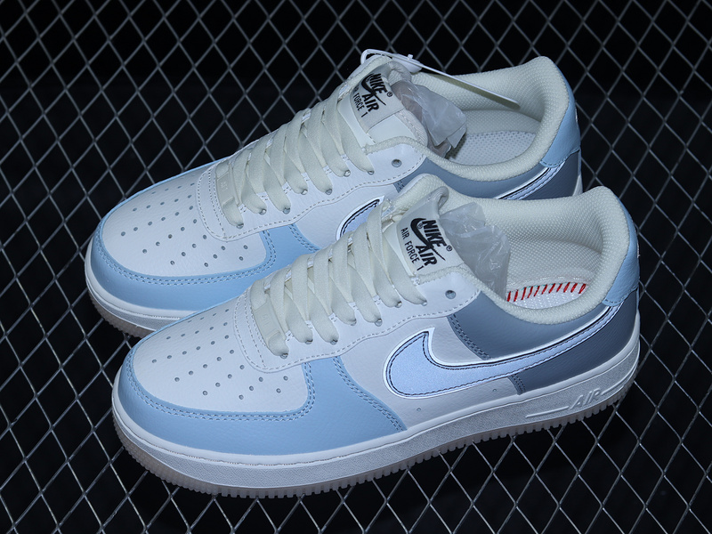 Nike Air Force 1 '07 Low White/Grey/Cambridge Blue 15