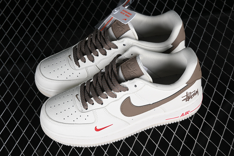 Nike Air Force 1 '07 Low White/Red/Brown 29