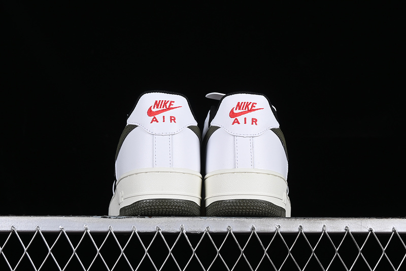 Air Force 1 Low White/Black/Green 27