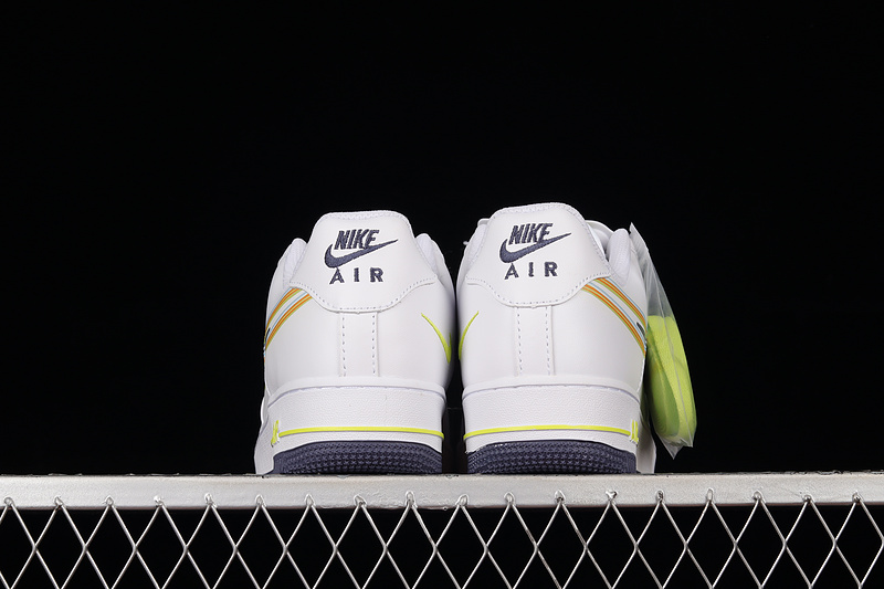 Nike Air Force 1 '07 Low White/Fluoresent Green/Orange 3