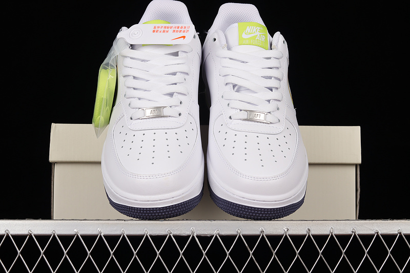 Nike Air Force 1 '07 Low White/Fluoresent Green/Orange 17