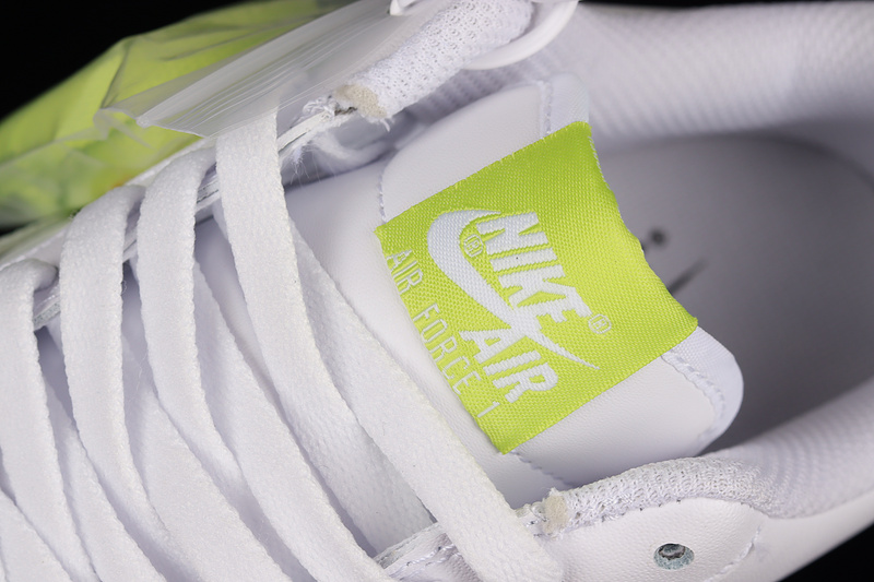 Nike Air Force 1 '07 Low White/Fluoresent Green/Orange 19