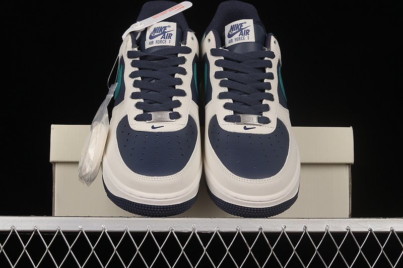 Nike Air Force 1 '07 Low Dark Blue/White/Dark Green 9