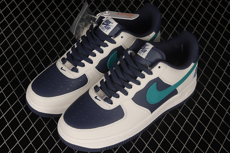 Nike Air Force 1 '07 Low Dark Blue/White/Dark Green 17