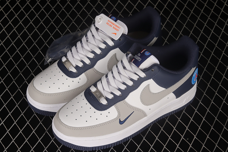 Air Force 1 Low 07 Light Grey/Dark Blue-White 17