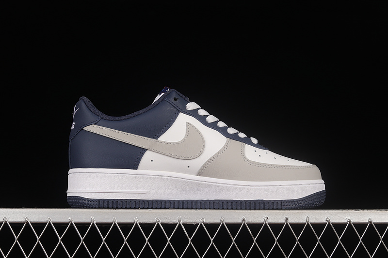 Air Force 1 Low 07 Light Grey/Dark Blue-White 19