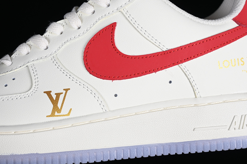 Nike Air Force 1 '07 Low White/Red/Gold 15