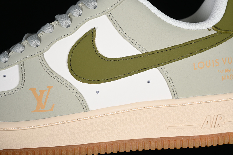 Nike Air Force 1 '07 Low White/Green/Brown-Green 13