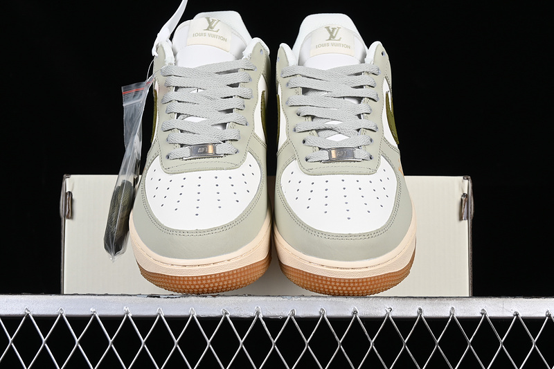 Nike Air Force 1 '07 Low White/Green/Brown-Green 15