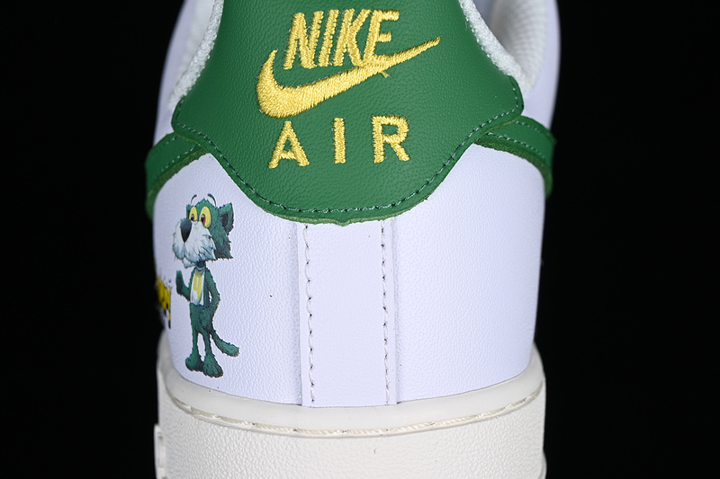 Nike Air Force 1 '07 Low White/Green/Gold 7