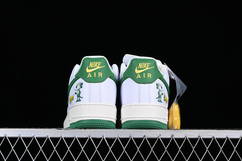 Nike Air Force 1 '07 Low White/Green/Gold 25