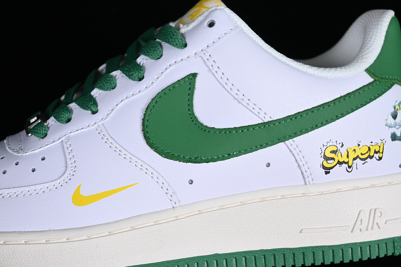 Nike Air Force 1 '07 Low White/Green/Gold 29