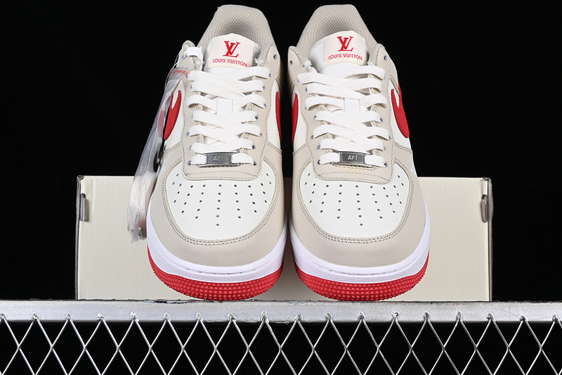 Nike Air Force 1 '07 Low White/Grey/Red/Brown 19