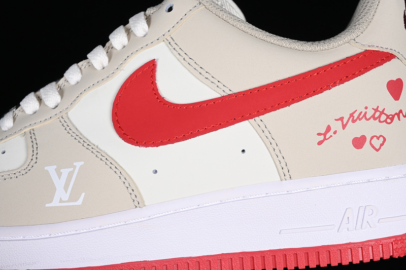 Nike Air Force 1 '07 Low White/Grey/Red/Brown 21