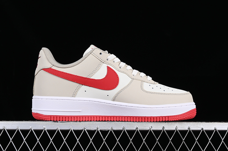 Nike Air Force 1 '07 Low White/Grey/Red/Brown 27