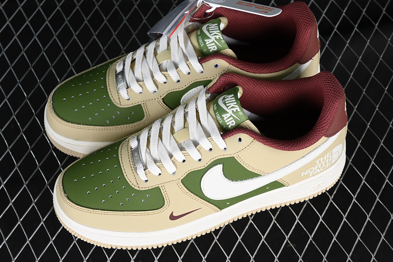 Nike Air Force 1 '07 Low White/Brown/Green/Grey 3