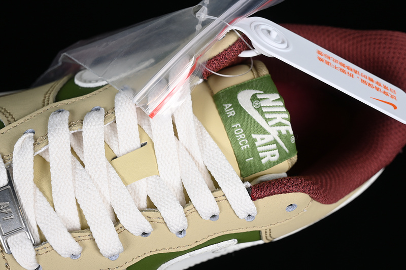 Nike Air Force 1 '07 Low White/Brown/Green/Grey 13