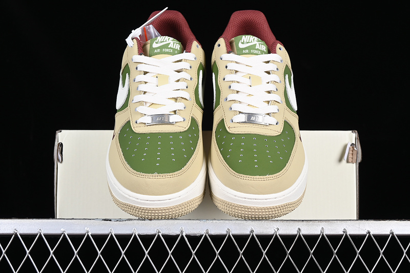 Nike Air Force 1 '07 Low White/Brown/Green/Grey 21