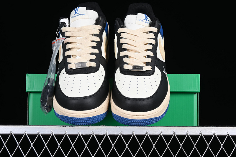 Nike Air Force 1 '07 Low White/Grey/Blue/Black 25