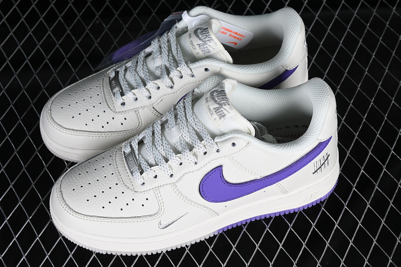 Nike Air Force 1 '07 Low White/Purple 27