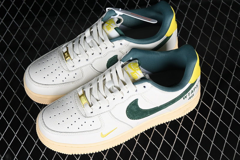 Nike Air Force 1 '07 Low White/Yellow/Green 9