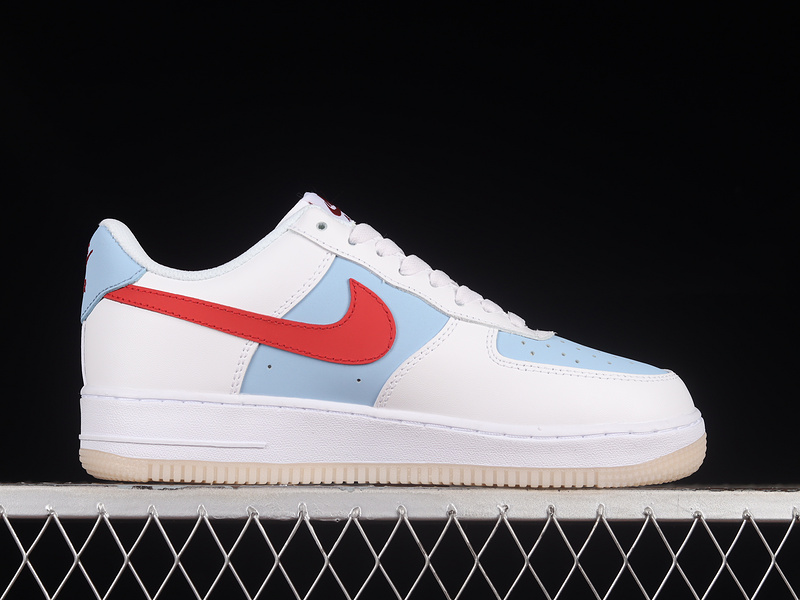 Nike Air Force 1 '07 Low White/Red/Blue 7