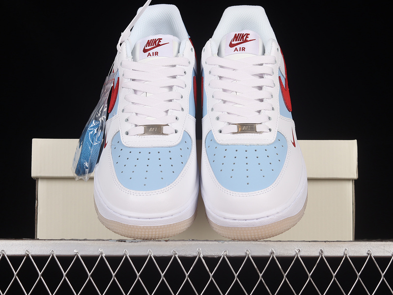 Nike Air Force 1 '07 Low White/Red/Blue 21