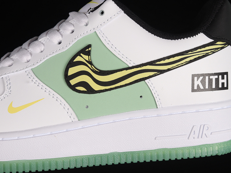 Nike Air Force 1 '07 Low White/Yellow/Green/Black 11