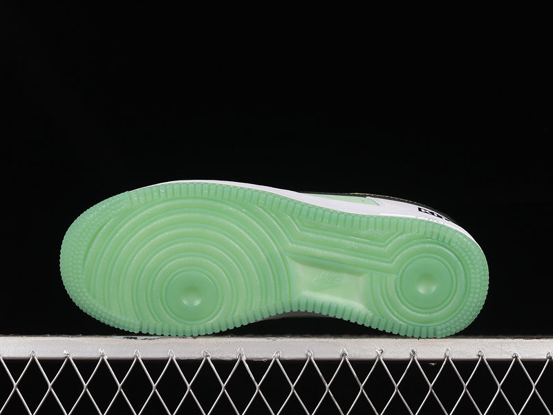 Nike Air Force 1 '07 Low White/Yellow/Green/Black 15