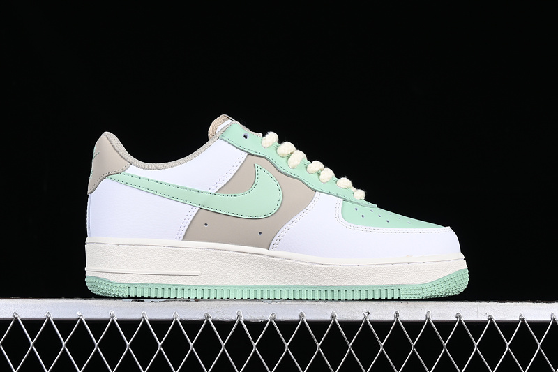 Comme Des Garcons X Nk Air Force 1 Low White/Green/Grey 7