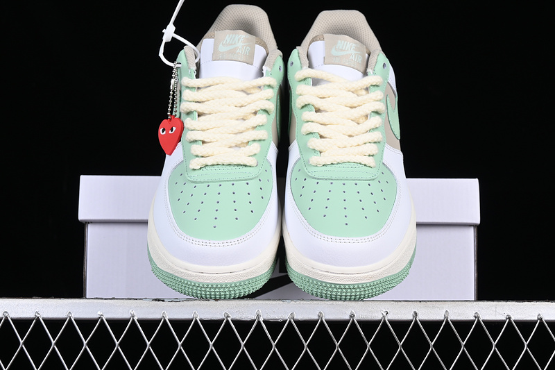 Comme Des Garcons X Nk Air Force 1 Low White/Green/Grey 25