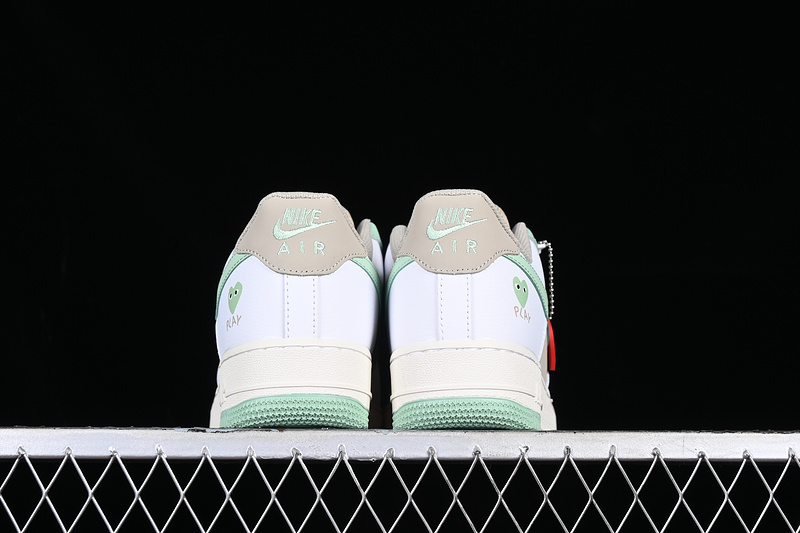 Comme Des Garcons X Nk Air Force 1 Low White/Green/Grey 27