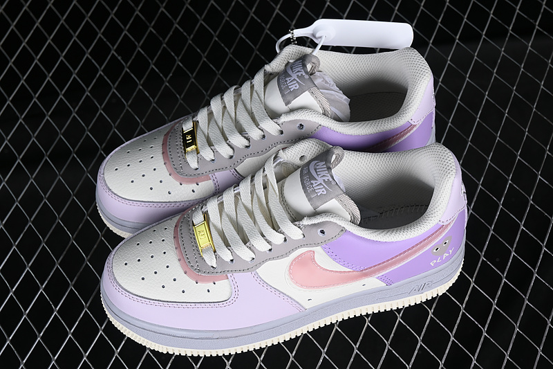 Comme Des Garcons Air Force 1 Low White/Pink/Purple 23