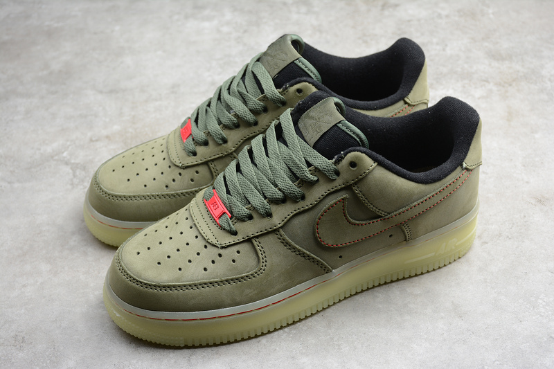 Air Force 1 Upstep Low Olive Green/Military Green 13