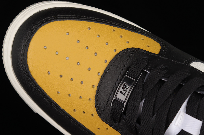 Air Force 1 Low 07 Black/White-Yellow 11