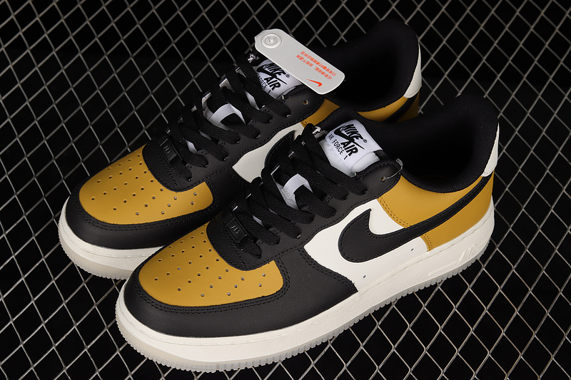 Air Force 1 Low 07 Black/White-Yellow 13