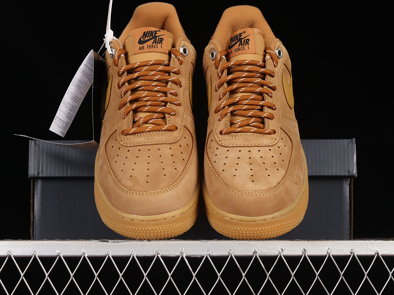 Nike Air Force 1 '07 Wb Af1 Flax/Gum Light Brown/Black/Wheat 7