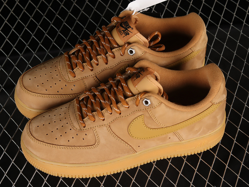 Nike Air Force 1 '07 Wb Af1 Flax/Gum Light Brown/Black/Wheat 11