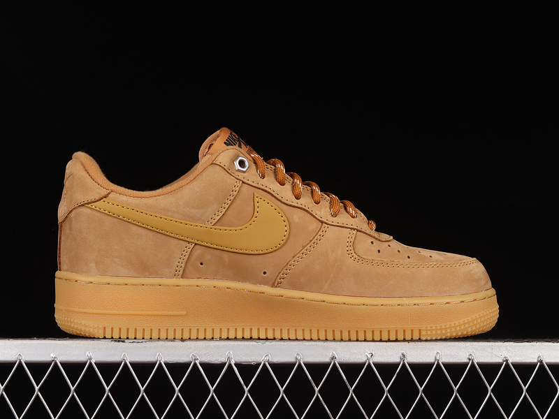 Nike Air Force 1 '07 Wb Af1 Flax/Gum Light Brown/Black/Wheat 13