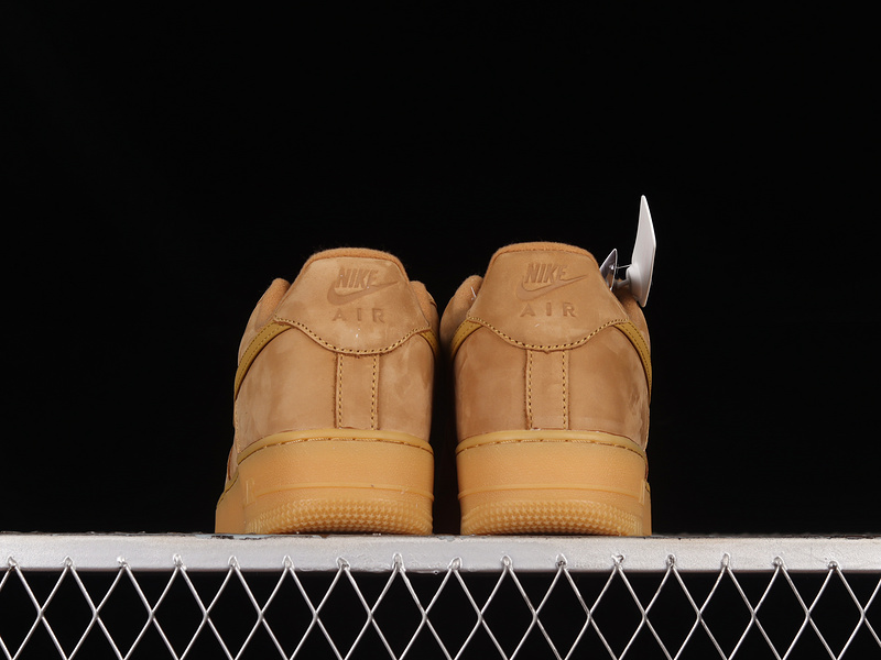 Nike Air Force 1 '07 Wb Af1 Flax/Gum Light Brown/Black/Wheat 15