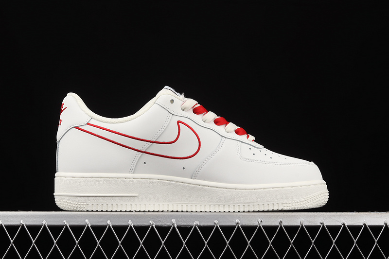 Air Force 1 Low 07 Off-White/Off-White/Red 3