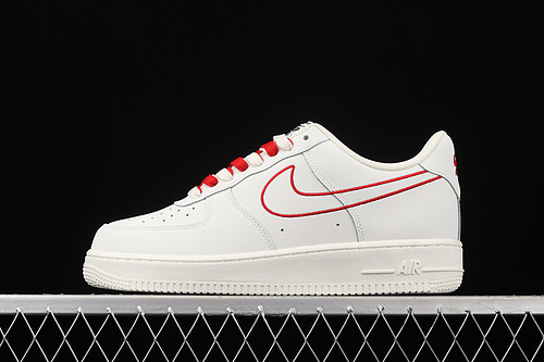 Air Force 1 Low 07 Off-White/Off-White/Red 15