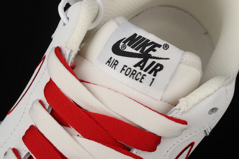 Air Force 1 Low 07 Off-White/Off-White/Red 21