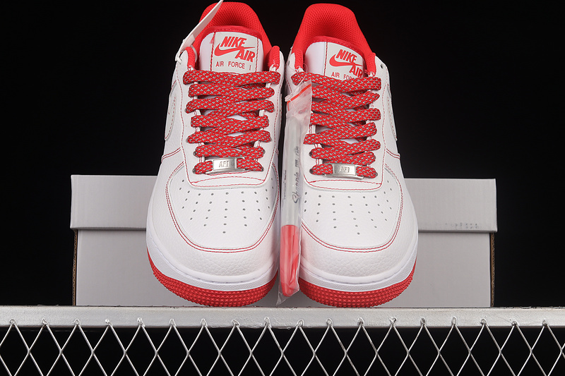 Nike Air Force 1 '07 Low Rice White/Red/Red 7