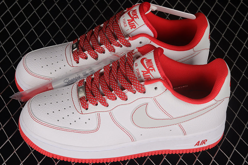 Nike Air Force 1 '07 Low Rice White/Red/Red 19