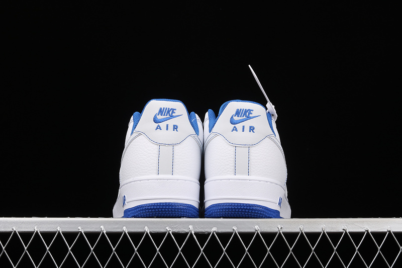 Nike Air Force 1 '07 White/White/Blue 13