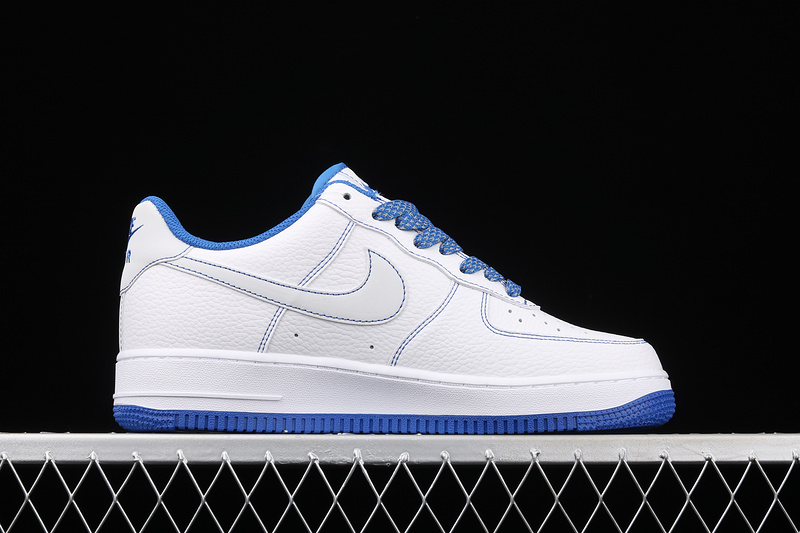 Nike Air Force 1 '07 White/White/Blue 25