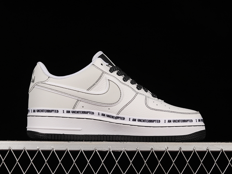 Air Force 1 Low 07 Qs More Than X Uninterrupted White/White/Blue 5